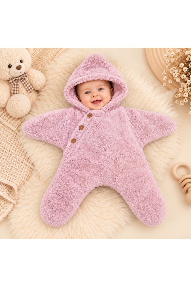 Star 3-6-9 Months Wellsoft Plush Unisex Baby&Child Star Sleeping Bag