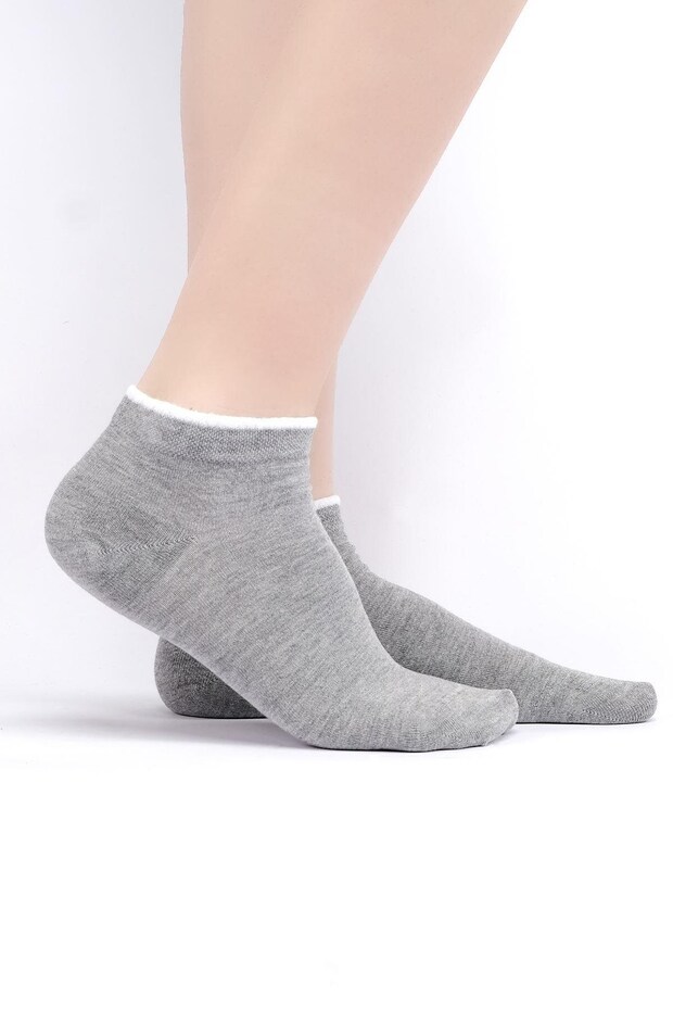 Women's Modal Single Summer Sneaker Socks Gray