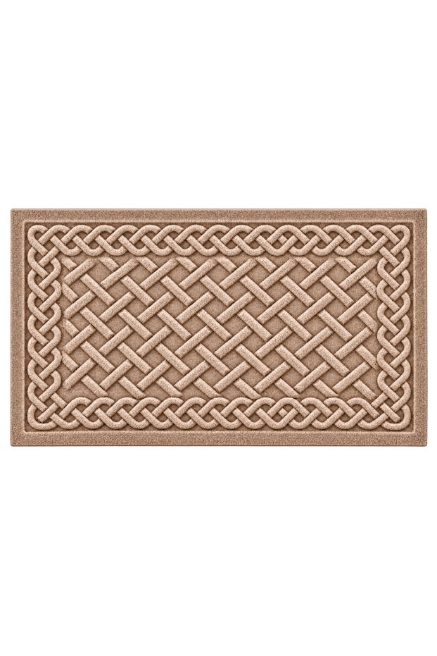 Digital Printed Embossed Appearance Modern Non-Slip Base Bathroom Sink Mat 60X100