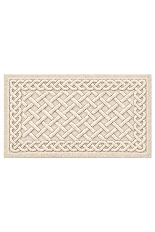 Digital Printed Embossed Appearance Modern Non-Slip Base Bathroom Sink Mat 60X100