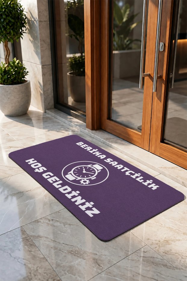 Door Mat 50X90Cm Digital Printing Non-Slip Personalized to the Company Watchmaker