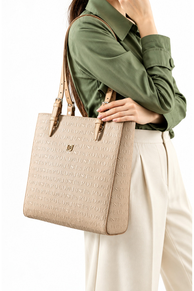 Women's Mink Color Large Size Shoulder Bag-Bd4067