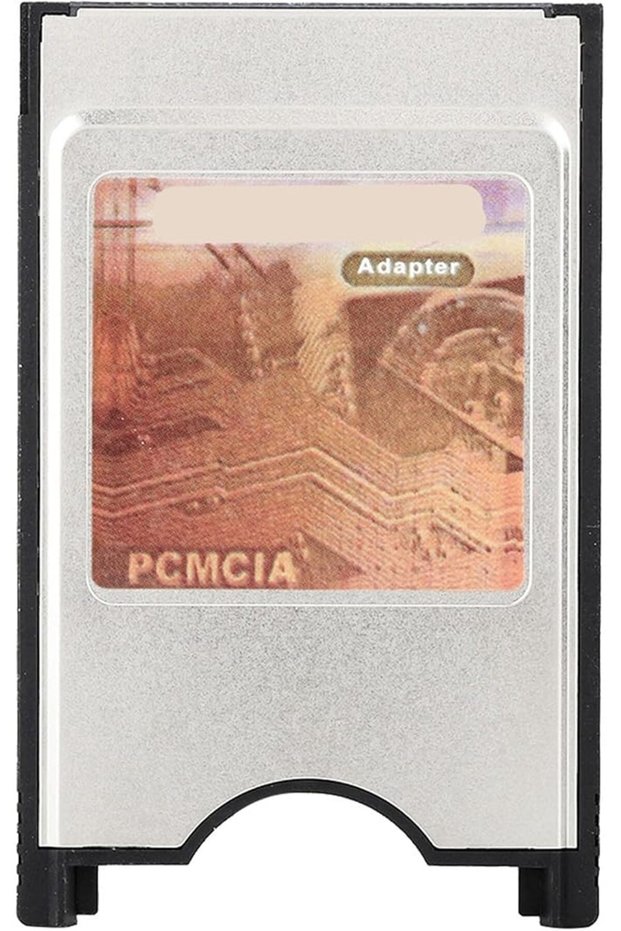 PC Card Reader Adapter, Plug and Play, Stainless Steel