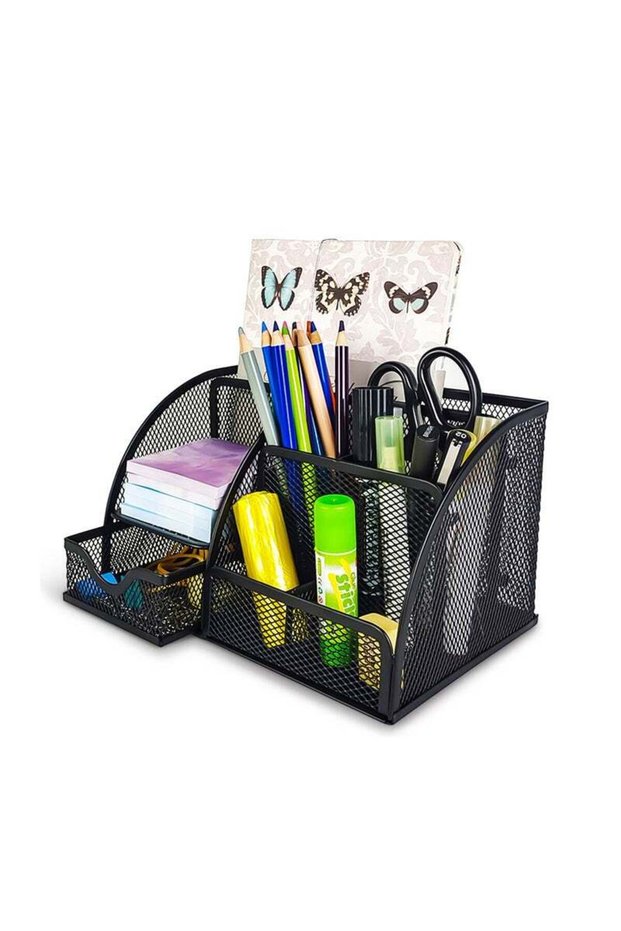 Kidepoch Pencil Holder for Desk, Metal Mesh Stationary Desktop Organizer, Strong Pen Holder Pencil