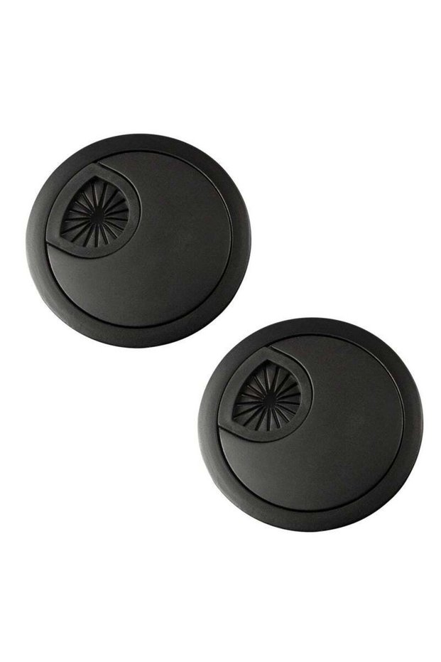 Desk Grommet for Wire Organizer,PC Computer Desk Plastic Grommet Cord, Tidy Cable Hole Cover