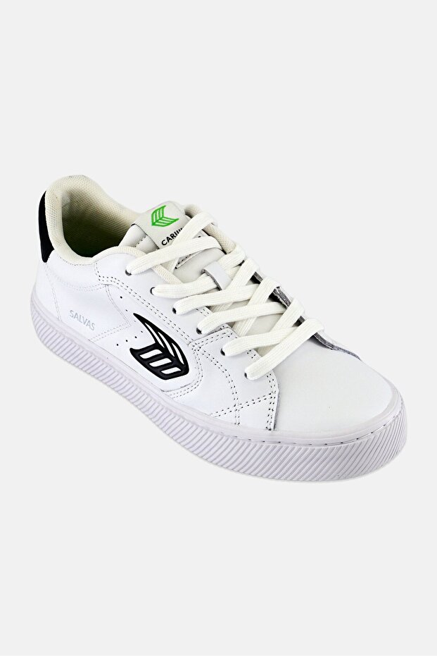 Women Salvas Lace Up Sneakers, White