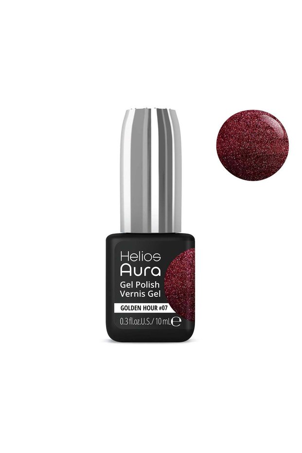 Aura Gel Polish Gel Golden Hour Dark Wine 07