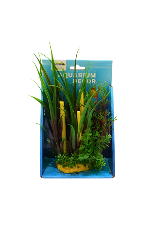 Aquarium Decorations - Artificial Plant Ys-60504 [Height:20Cm]