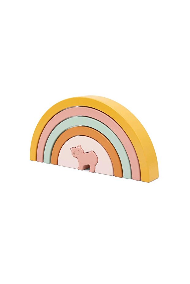 Mrs. Cat Wooden Stacking Game 36-312