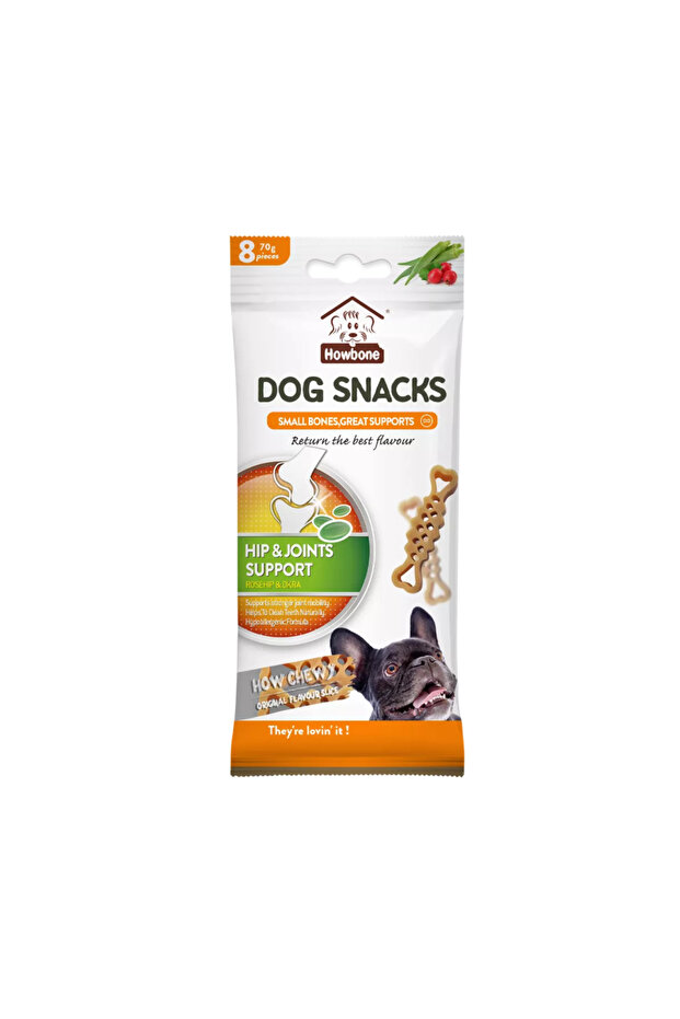 How Chewy Dog Snack - Slice Hip & Joint Support 8Pcs/Pack (70G)
