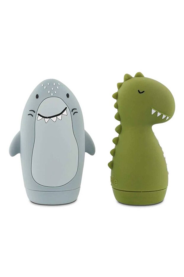 Mr. Shark & Mr. Dino Water Splashing Animals Bath Toy 37-686