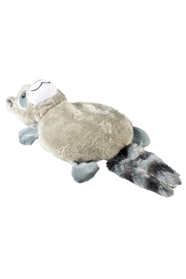 Duvo+ Plush Racoon Mega Squeaky Dog Toy 38X21X10Cm Grey