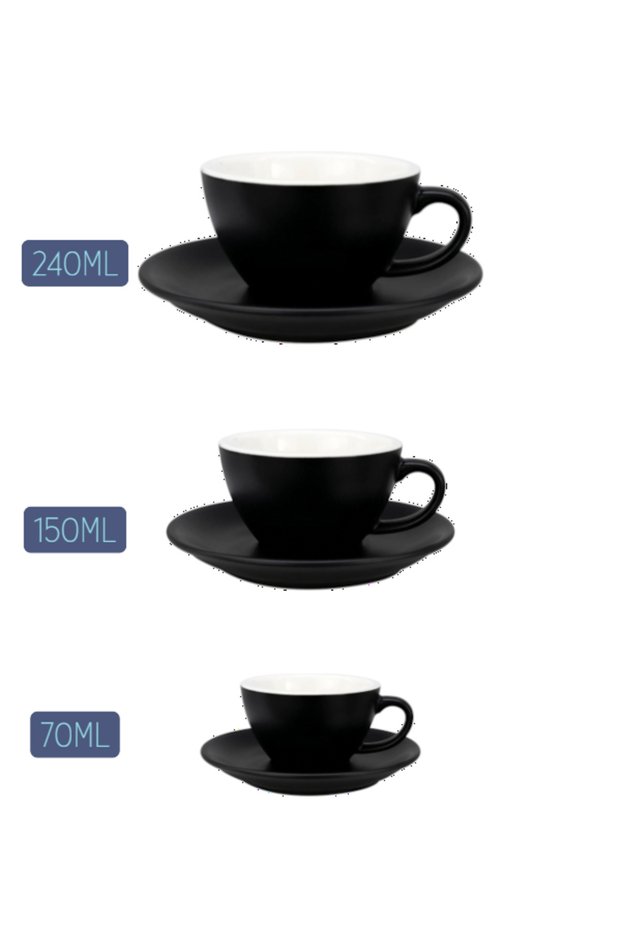 كوب كبتشينو 240 مل -150مل-70مل