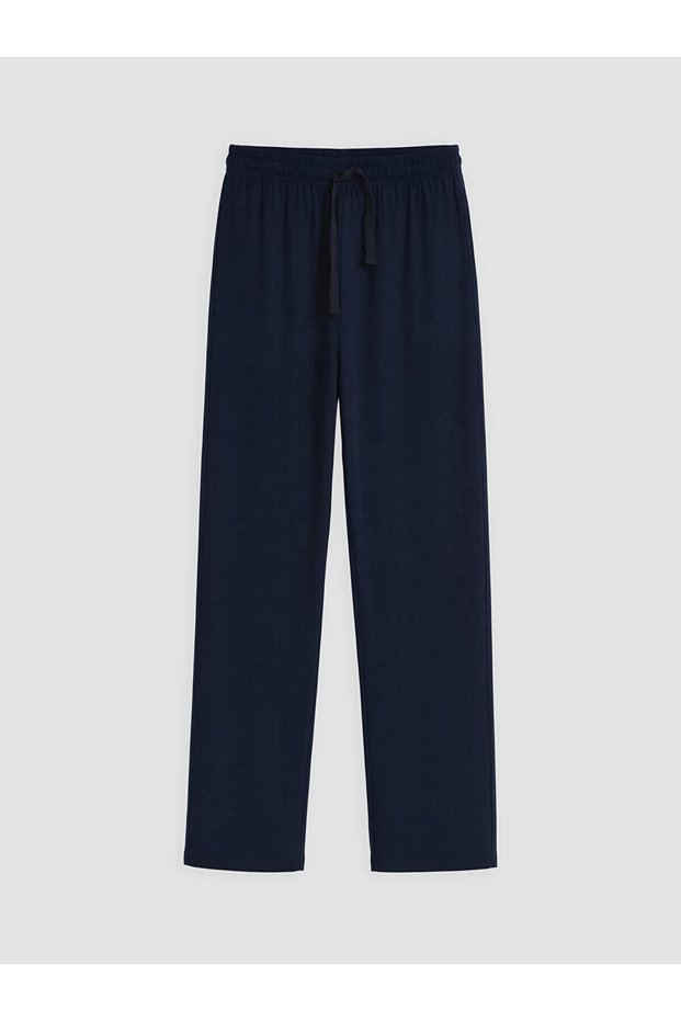 Peak New Season Navy Blue Regular Fit Men's Pajama Bottoms