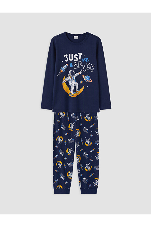 Zero Roba Collar Boys' Pajama Set for Style Enthusiasts from Uzg Store