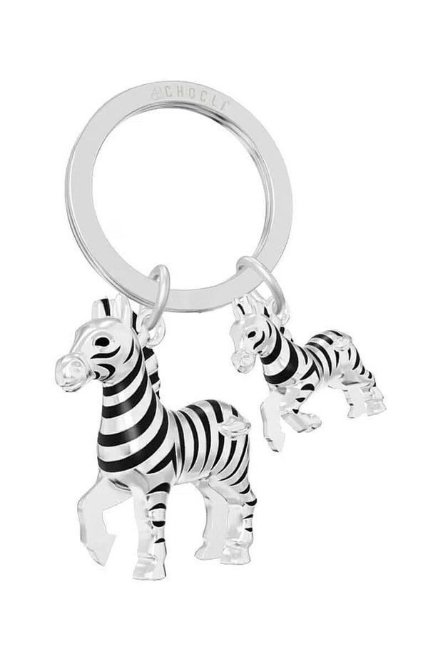 Zebra Keychain Mtm424-01 - Silverblack