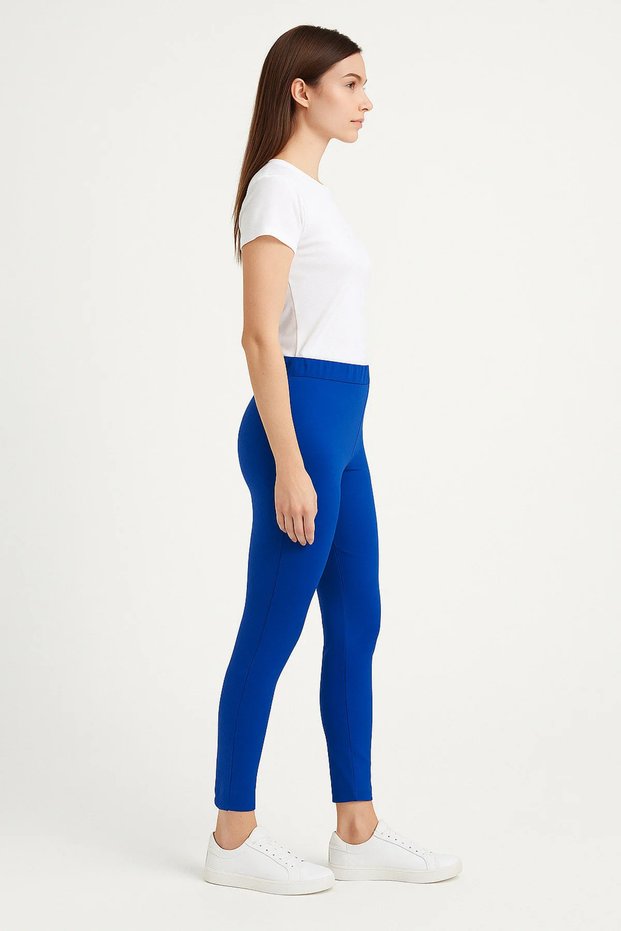 Women's High Waist Fleece Lined Gathering-Flexible-Casual-Sports Fitness Pilates Zumba Yoga Leggings