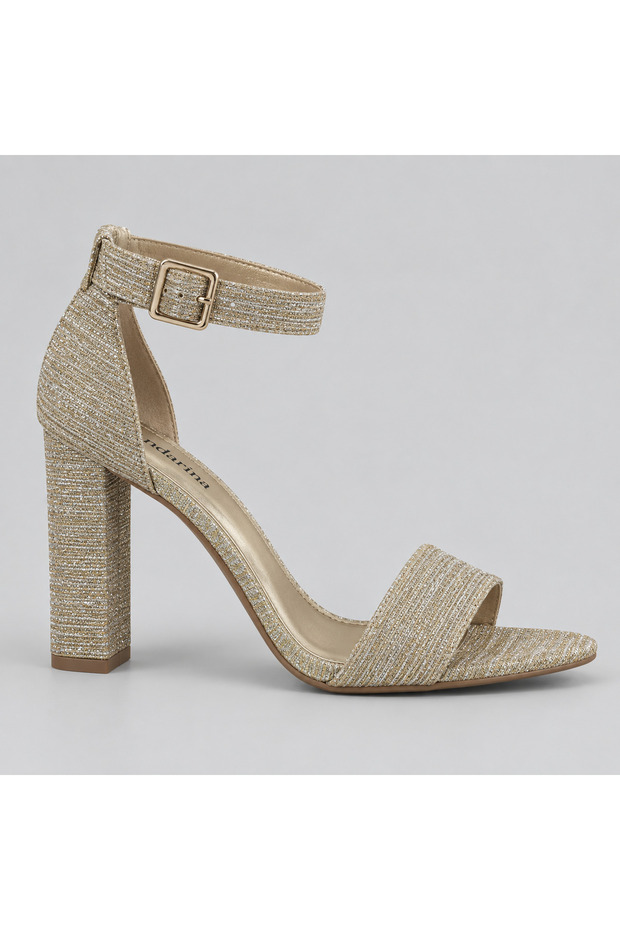 Midnight Shimmer Block Heels