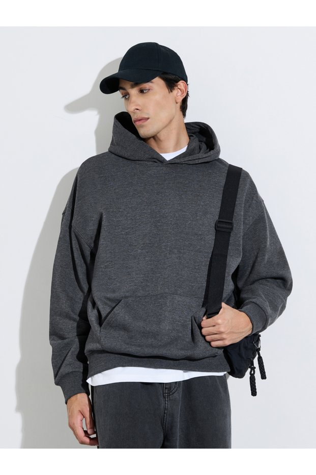 Liverpool England Charcoal Fleece Hoodie
