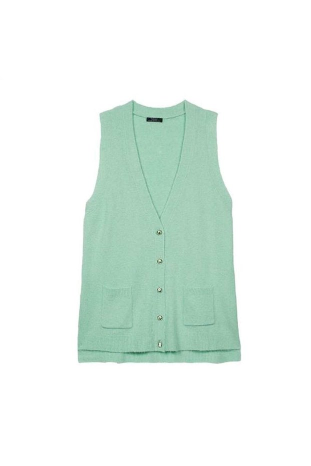 Women's Sleeveless Wool Jacket