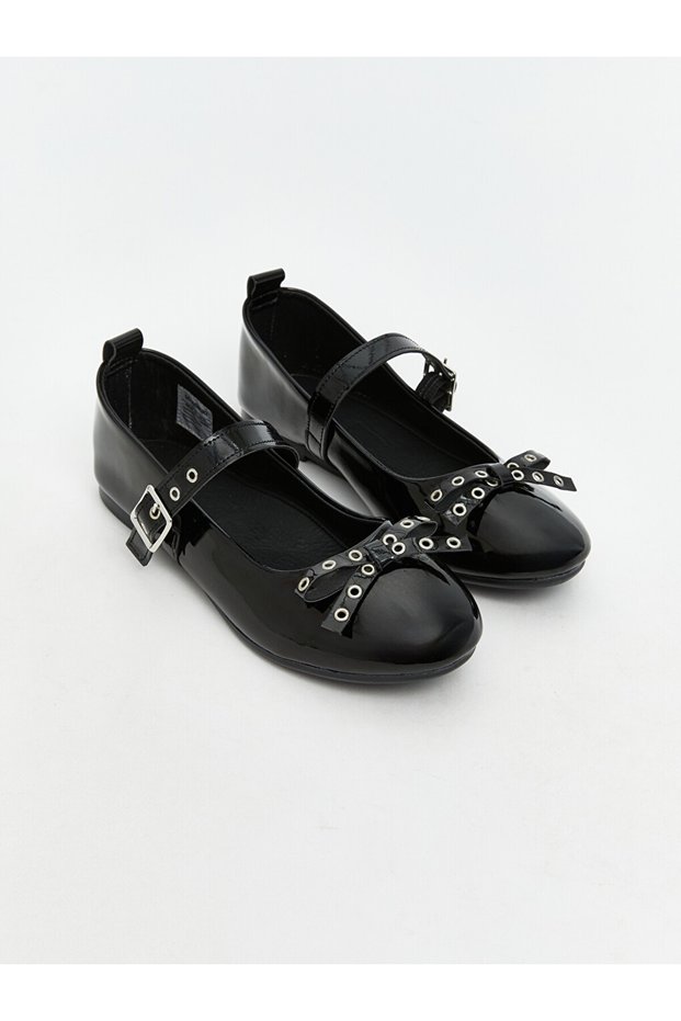 Quality Parts Leather-Look Girls' Ballerinas from Çelebi Store
