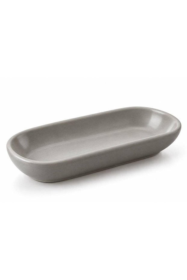 Stone Nordic Kayak Plate Olive Dish - Sauce Dish, Breakfast Set Piece 16 cm