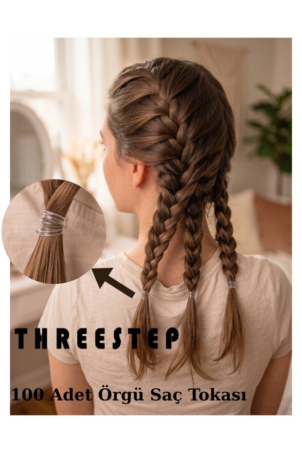 500 Pieces Hair Braiding Elastic Mini Elastic Hair Ties Accessory for Hair Styling and Braiding