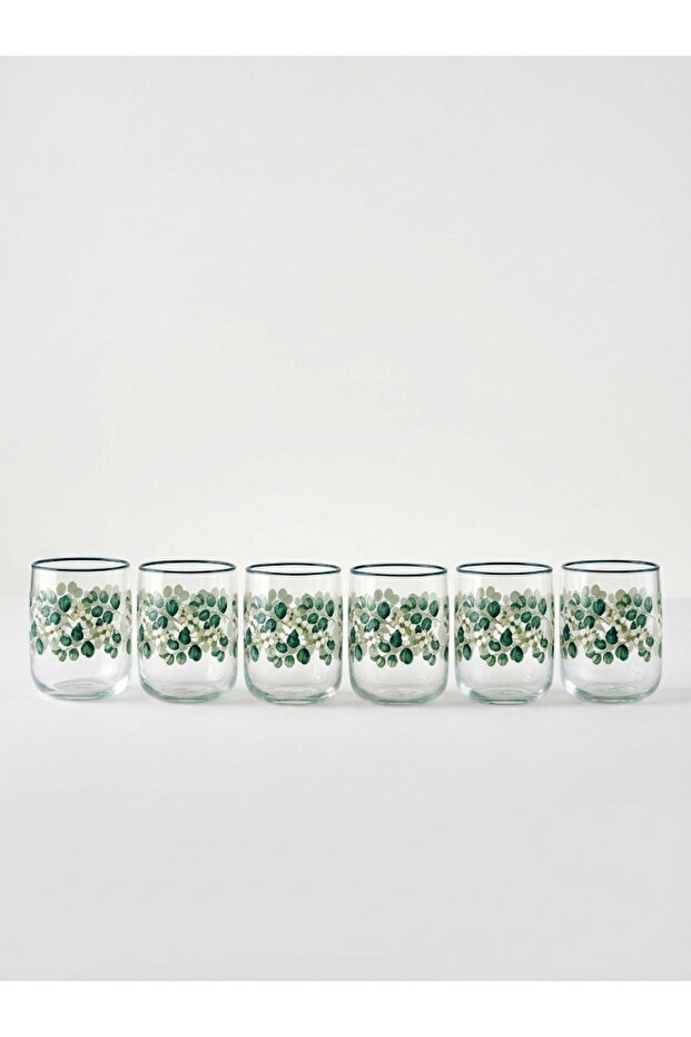 Ocaliptus Soft Drink Glass 6-Pack Green (280 ml)