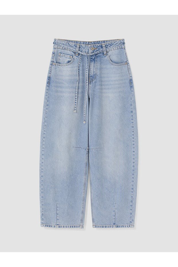 Quality Parts from Çelebi Store: Belted Barrel Jean