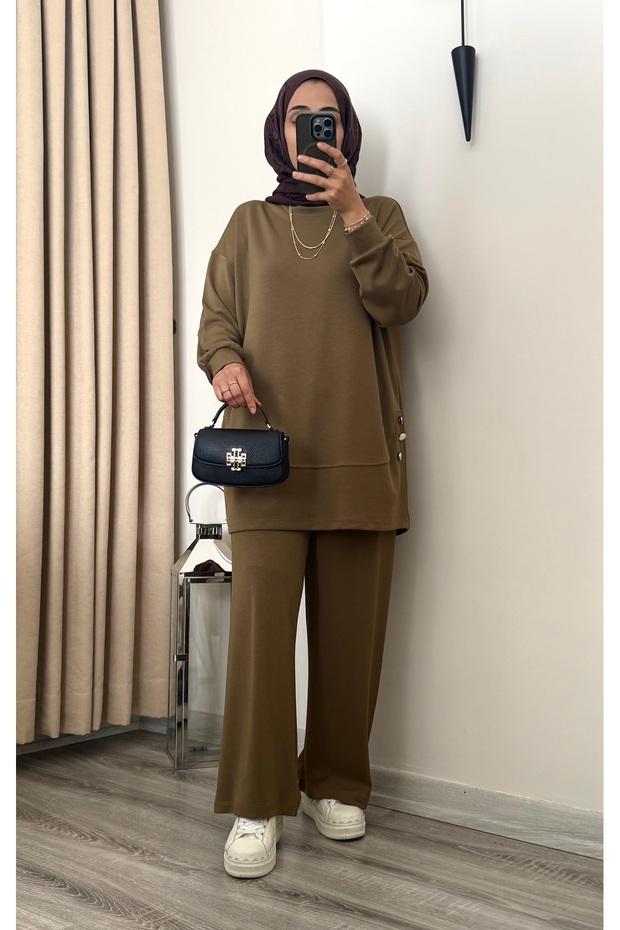 Modal Fabric Premium 2-Piece Set - Firm Fit, Non-Sweating, Casual Chic Outfit