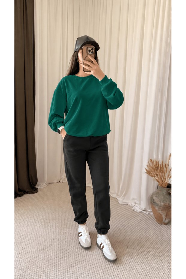 Oversize Sweat - Emerald Green