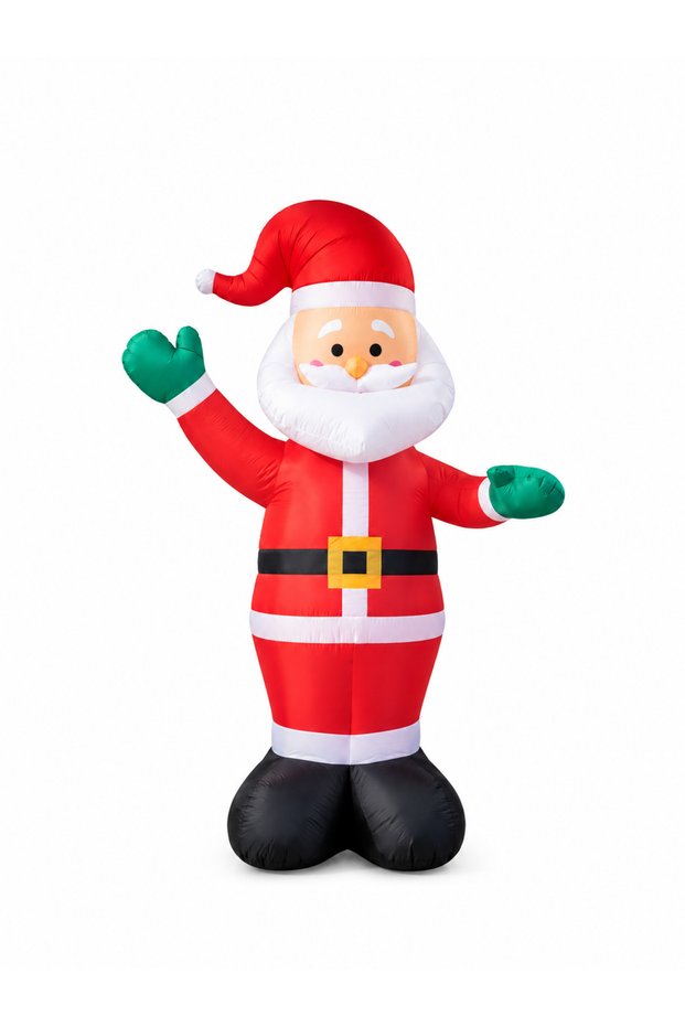Santa Claus Inflatable 2.2 Meters Large Christmas Decoration with Led Lights