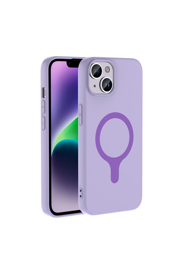 iPhone 13 Case Pastel Colorful Magsafe Camera Raised Silicone