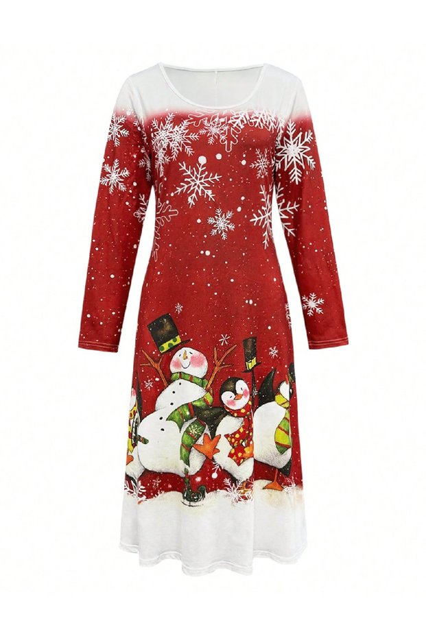 Rochie medie, Rosu