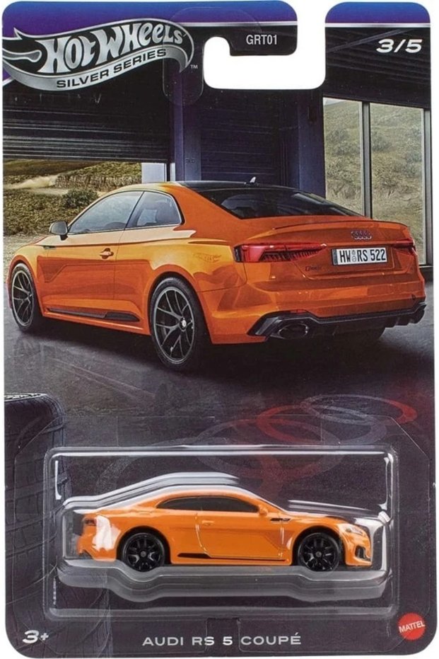 Silver Series Audi Rs 5 Coupe Grt01 3/5 Orange Model Car