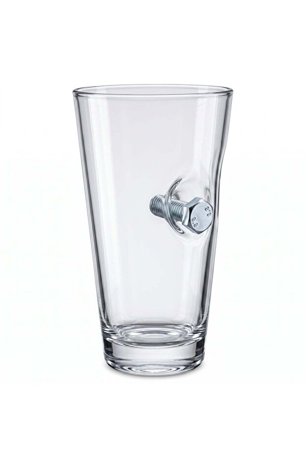 Screwed Cap Special Master Engineer Builder Gift Beer Glass 465Cc