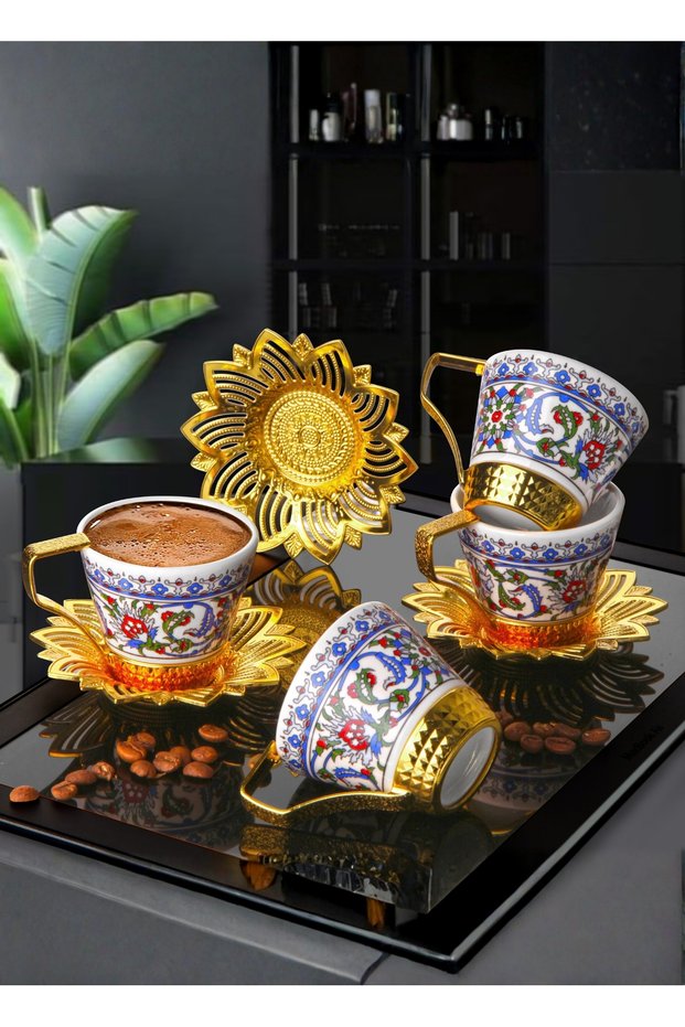 Selçuklu Topkapi Turkish Coffee Set
