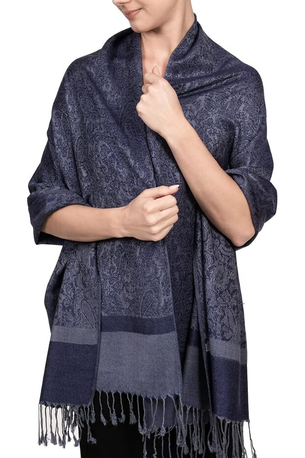 شال باشمينا للنساء طراز Achir-001