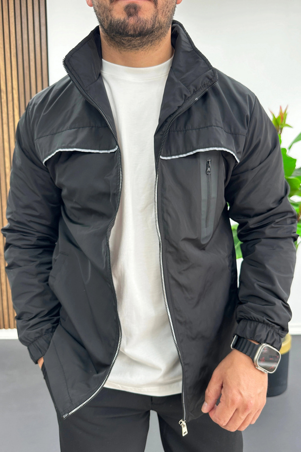 Men's Softshell Raincoat Black Edw516