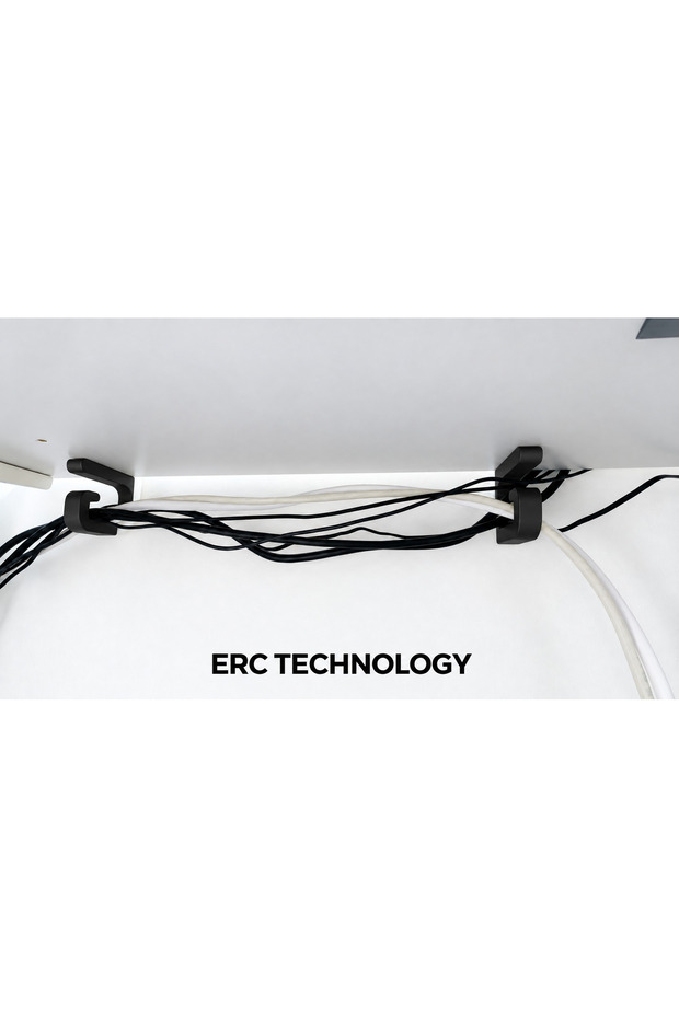 Under Desk Cable Organizer Hanger – Cable Tidying and Fixing Device 2 Pcs