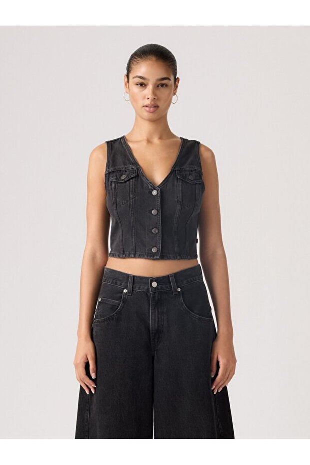 Bella Lightweight Denim Korse