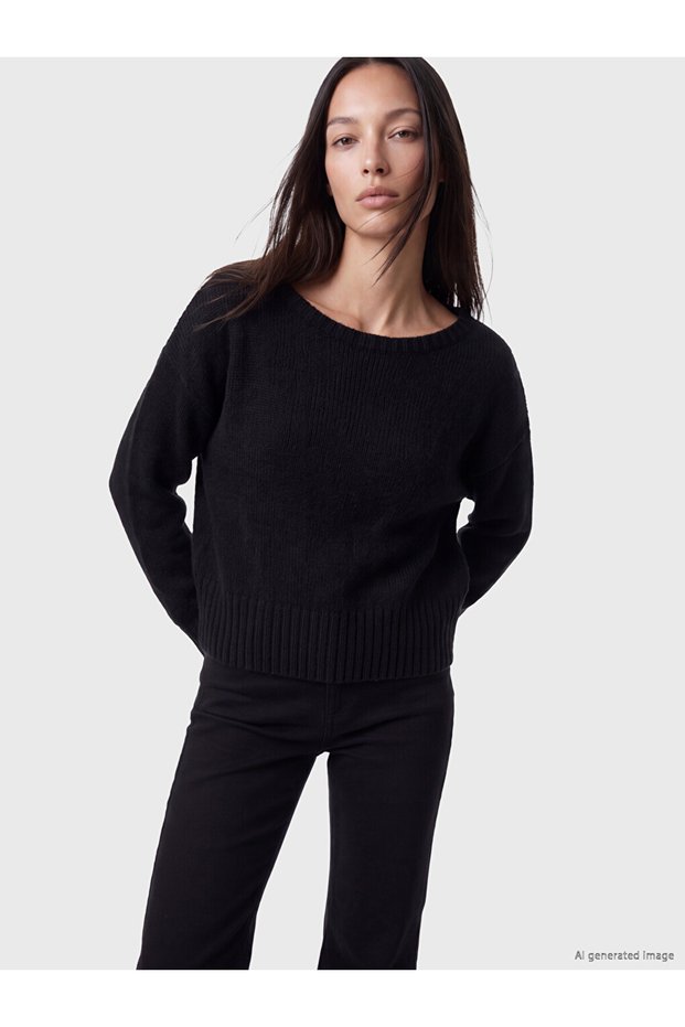 I Wide Roba Collar Women's Knitwear Sweater from Freezen Store