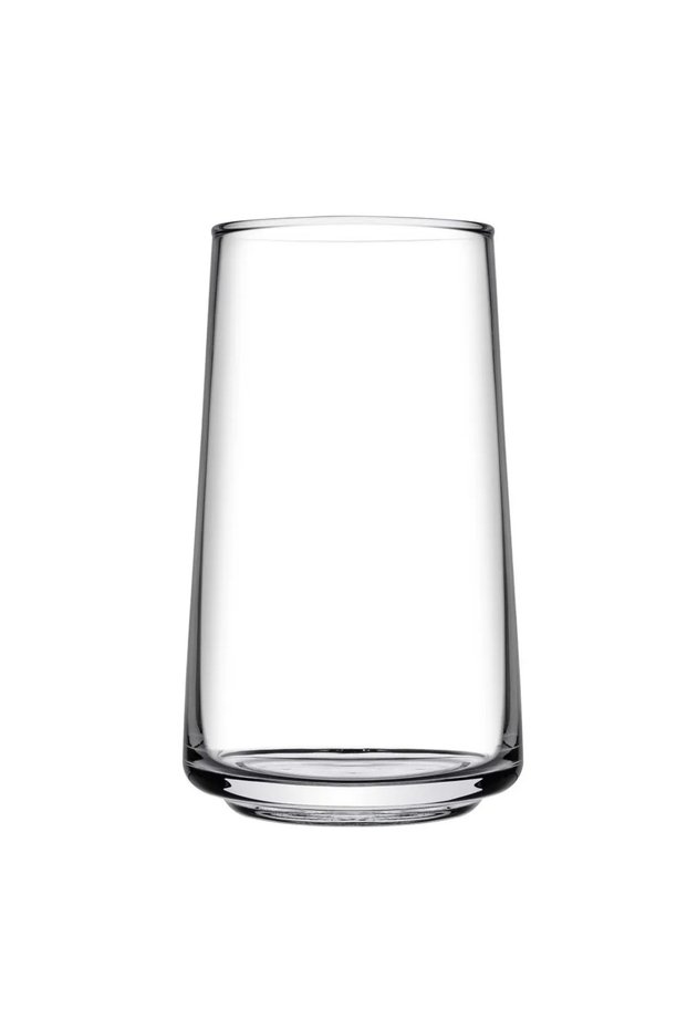 Tokyo Transparent Tokyo Glass Soft Drink Cup, Modern Design, One Piece, for Home and Office