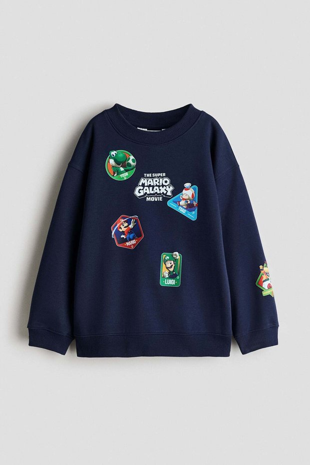 Print-motif sweatshirt