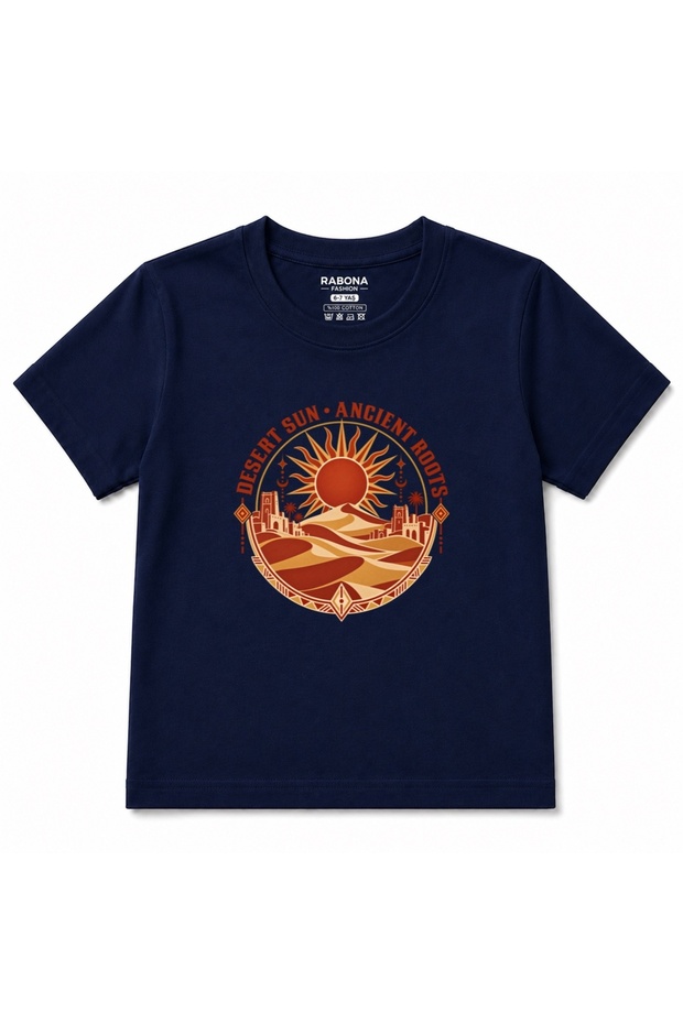 Desert Sun Ancient Roots Heritage Graphic Kids T-Shirt