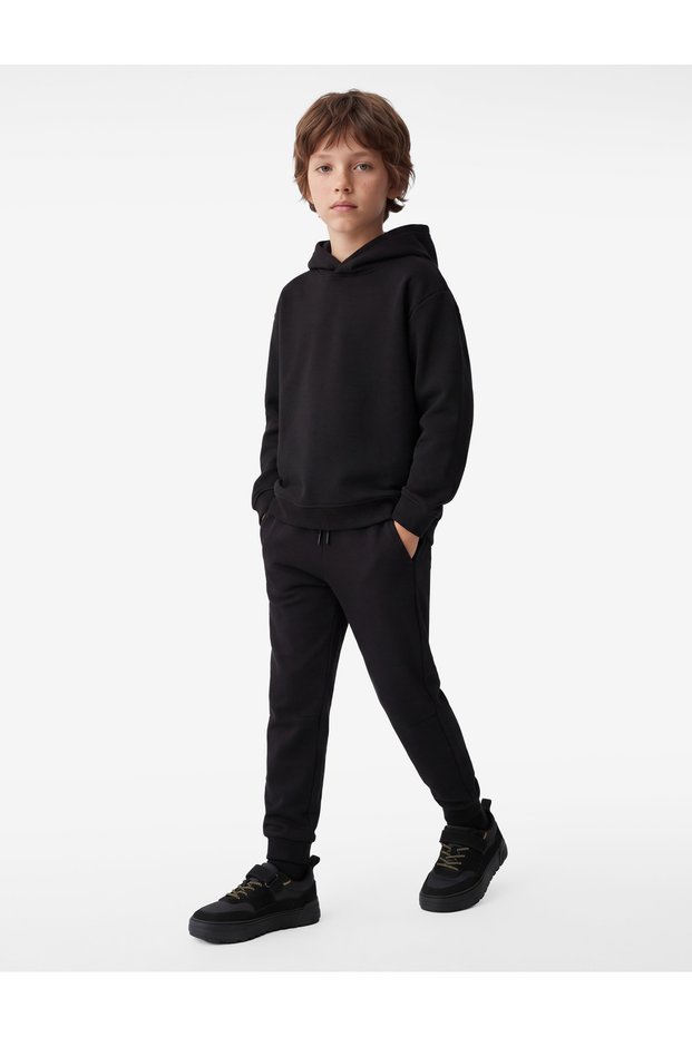 Jogger Sweatpants with Pockets and Elastic Waistband