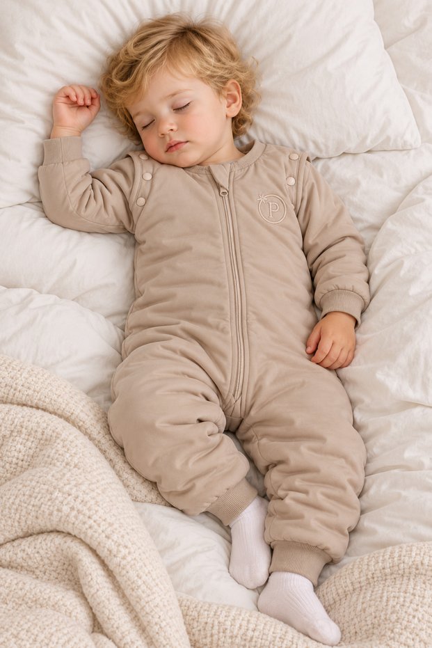 Baby and Child Cotton Fabric Quilt Type Fiber Filled Zippered Winter Sleeping Bag