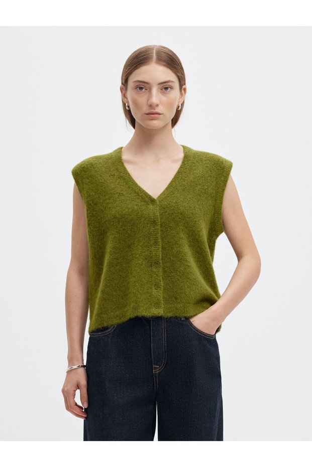 Strickweste Wollmix
