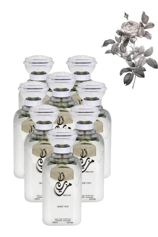 8 قطع Mezyan Light Oud Eau De Parfum 100مل
