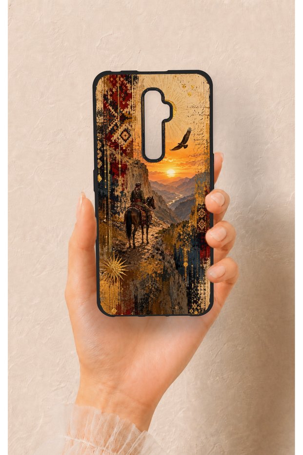 Oppo Reno 2Z Compatible Steppenwanderer Patterned Silicone Case